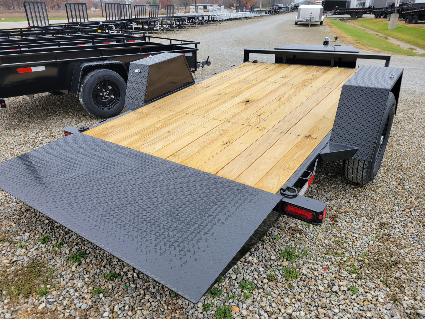 New 2026 Sure-Trac 6.5x12 Single Axle 7.8K Tilt Trailer