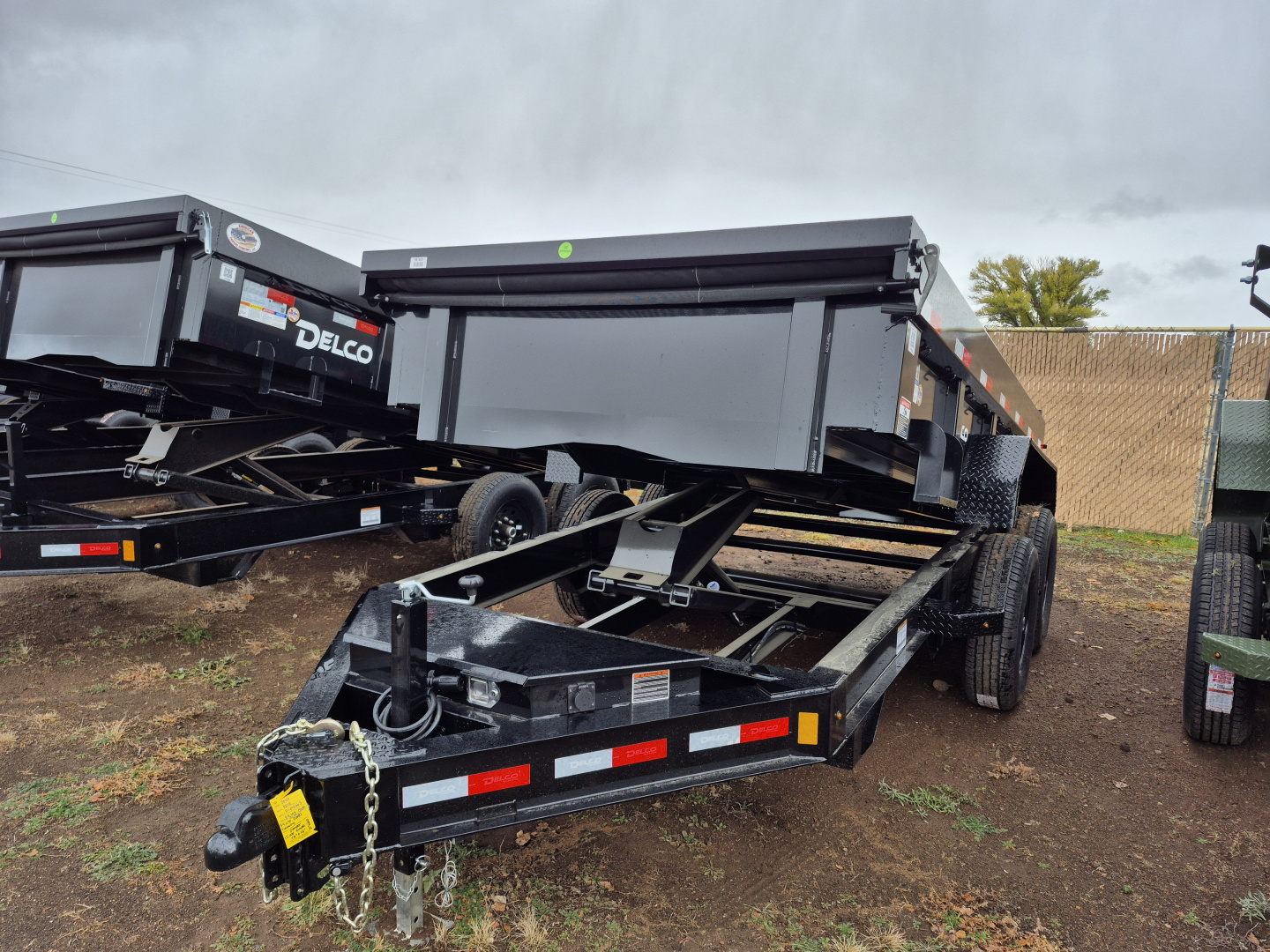 New 2026 Delco Tandem Axle Dump/12,000 GVWR/72"X12'