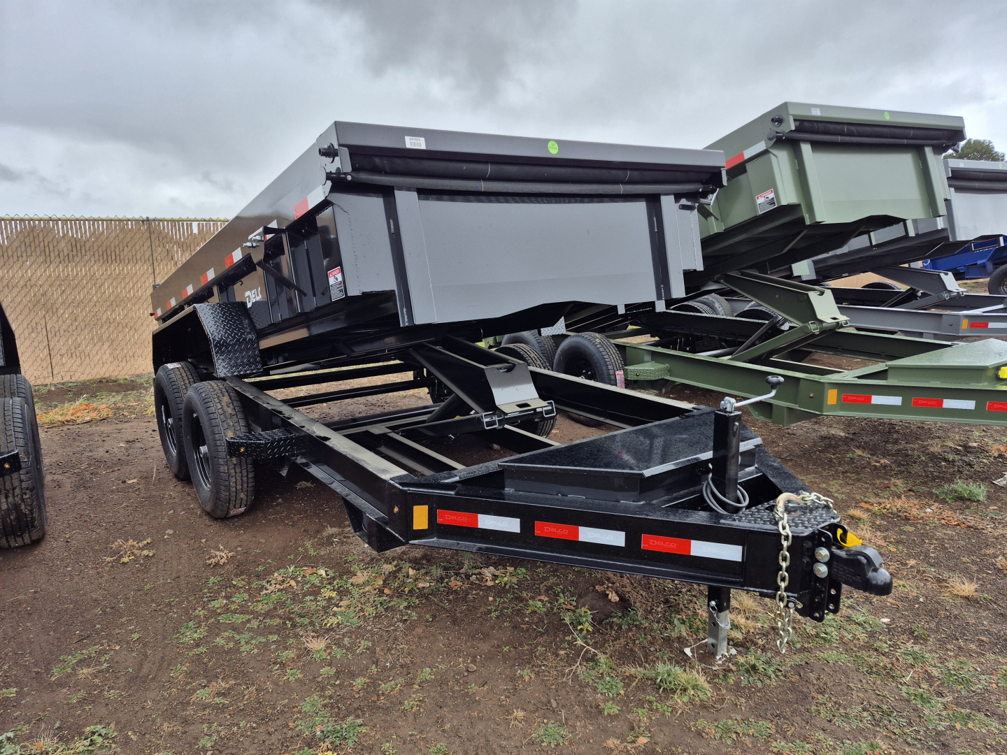 New 2026 Delco Tandem Axle Dump/12,000 GVWR/72"X12'