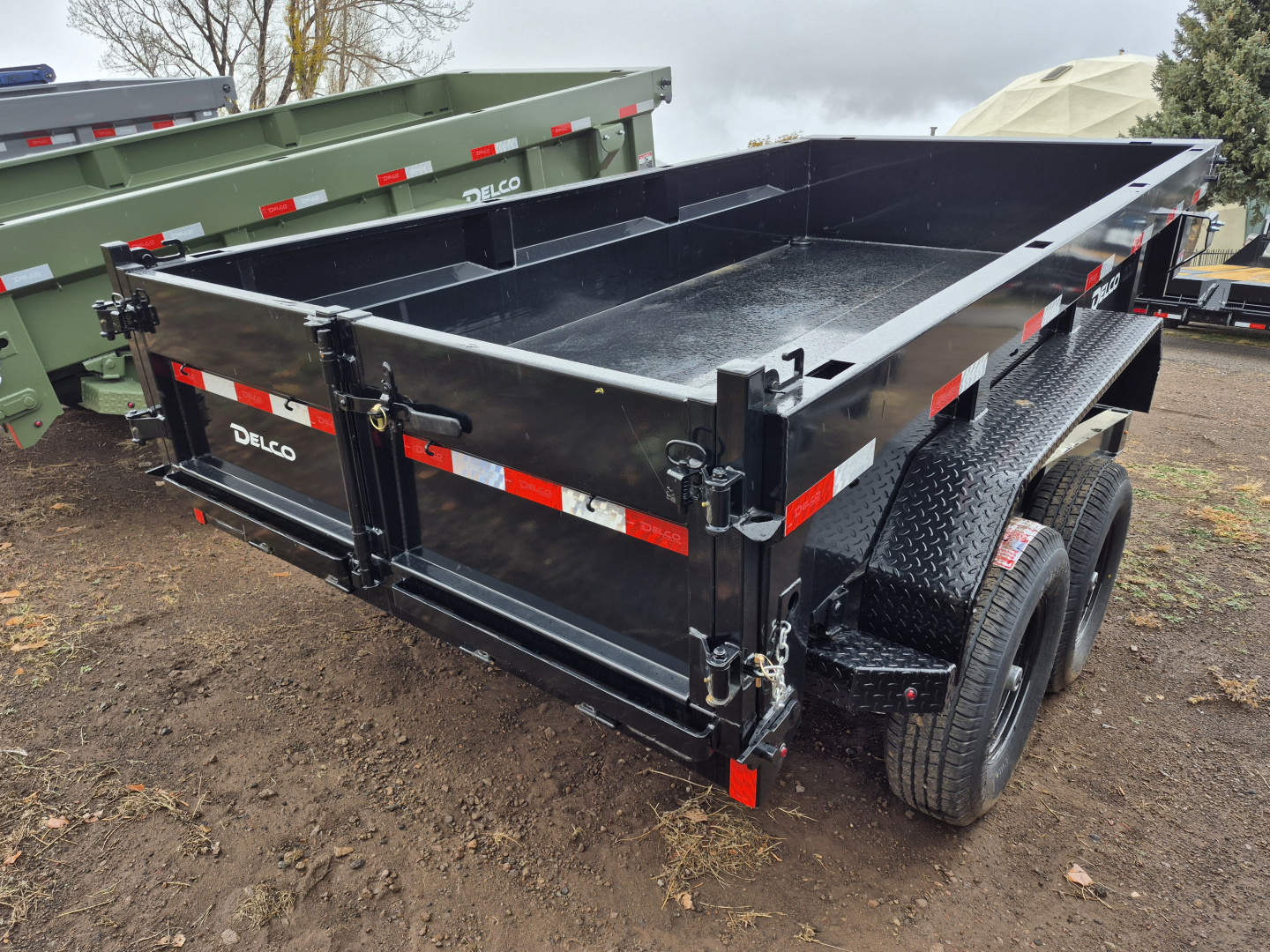 New 2026 Delco Tandem Axle Dump/12,000 GVWR/72"X12'