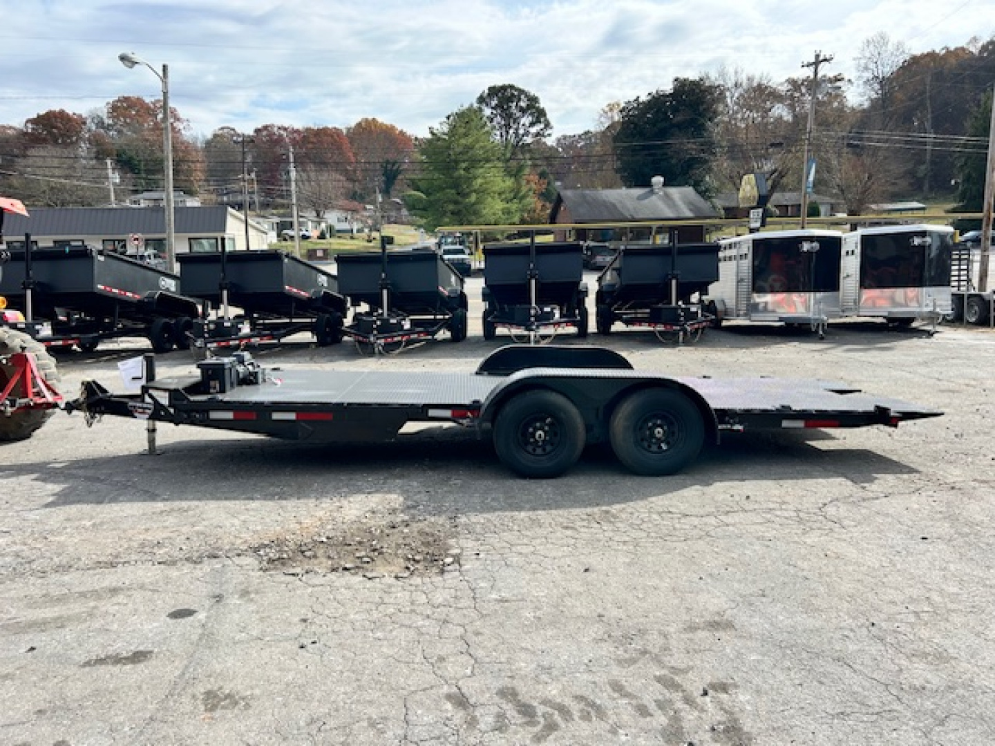 New 2024 Outlaw Trailers 22' 15k Tit w/ add ons Tilt Trailer