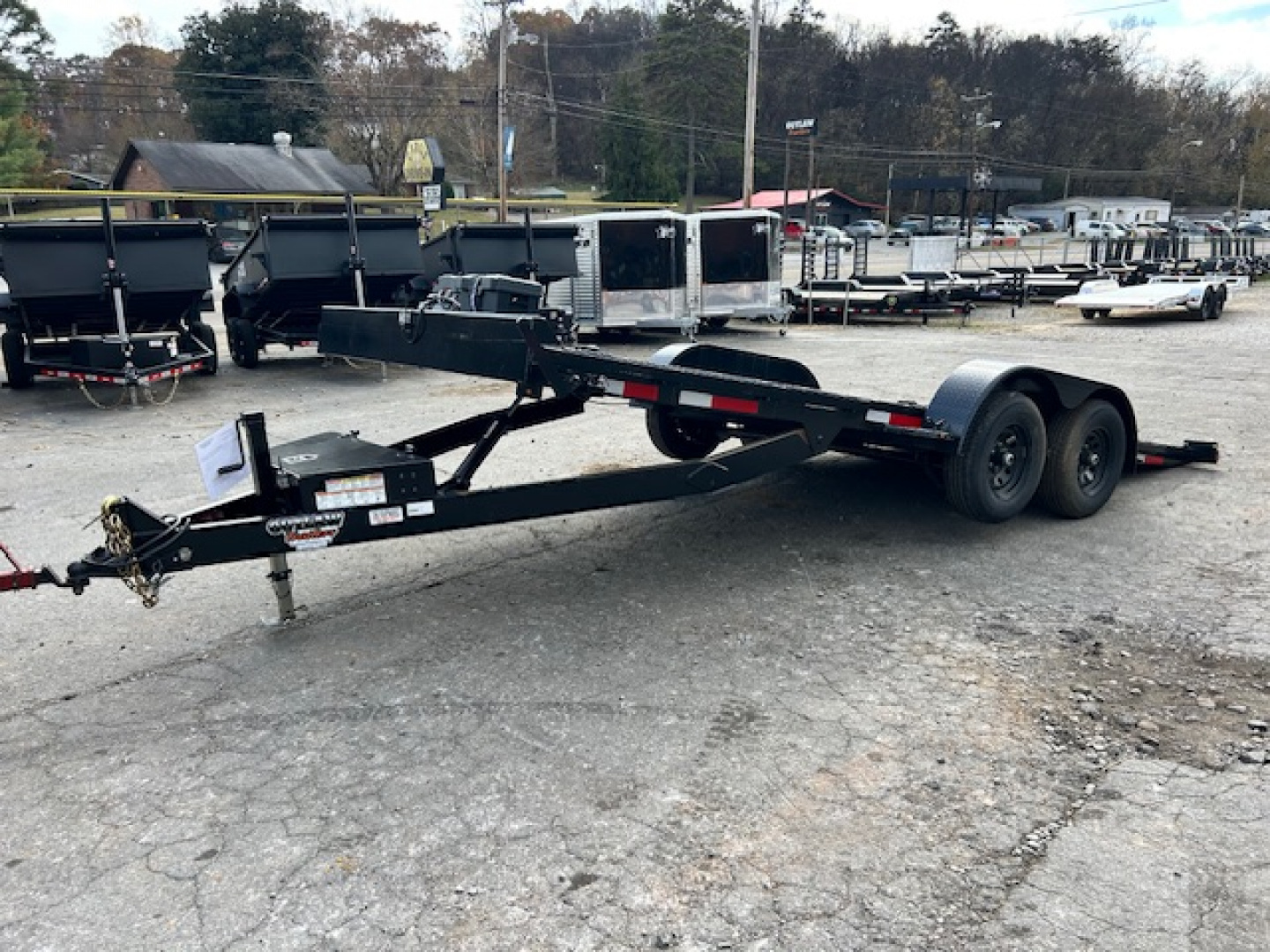 New 2024 Outlaw Trailers 22' 15k Tit w/ add ons Tilt Trailer