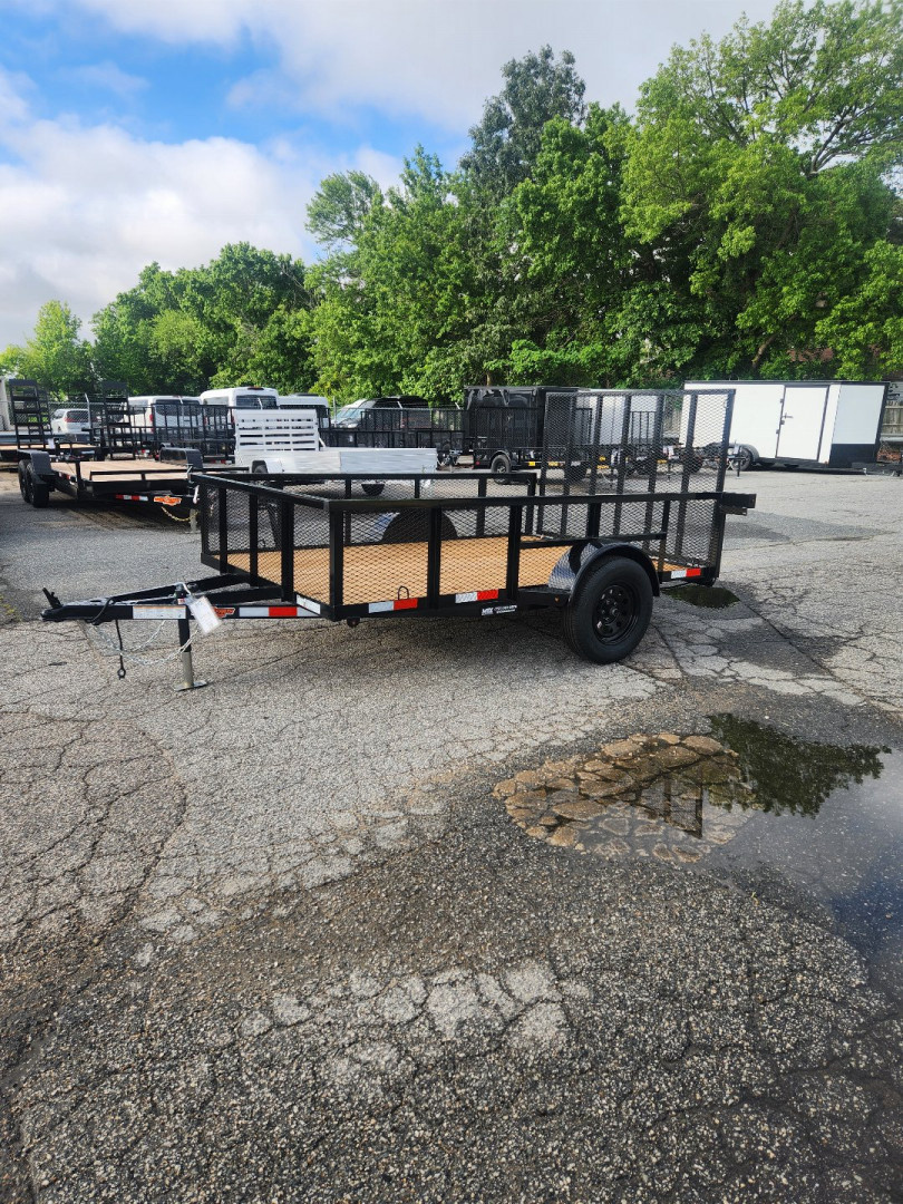 New 2026 Down 2 Earth Trailers 6x10 w/ Gate and 2' Expanded Metal Sides Utility Trailer