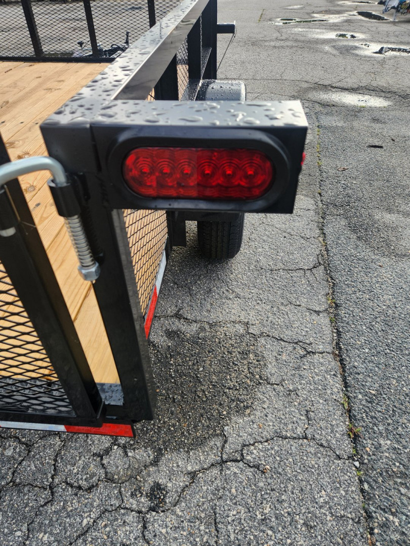 New 2026 Down 2 Earth Trailers 6x10 w/ Gate and 2' Expanded Metal Sides Utility Trailer