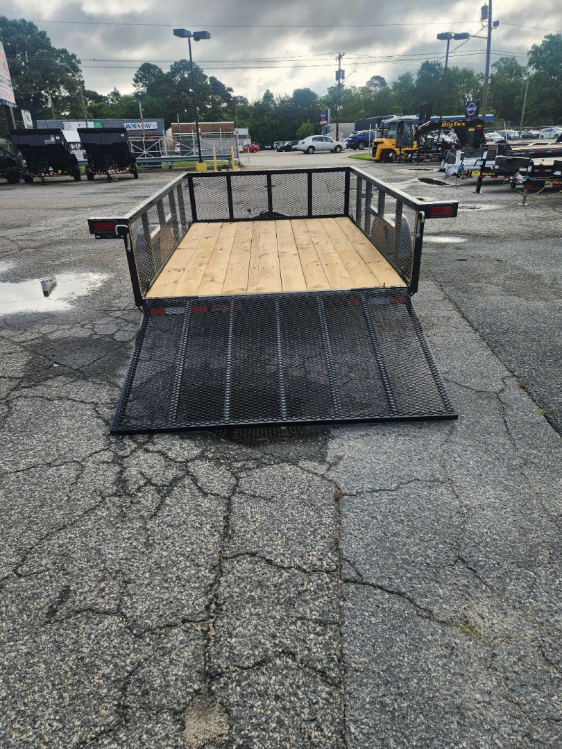 New 2026 Down 2 Earth Trailers 6x10 w/ Gate and 2' Expanded Metal Sides Utility Trailer