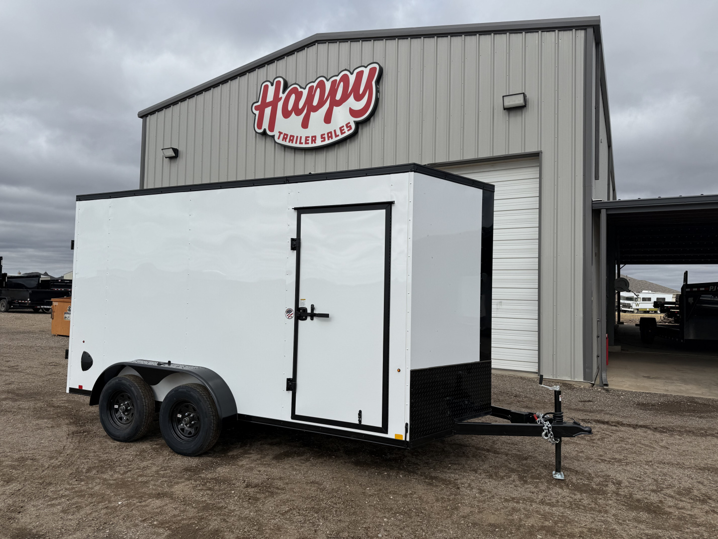 New 2026 Compass 7'x14' Enclosed Cargo Trailer - Indigo DLX