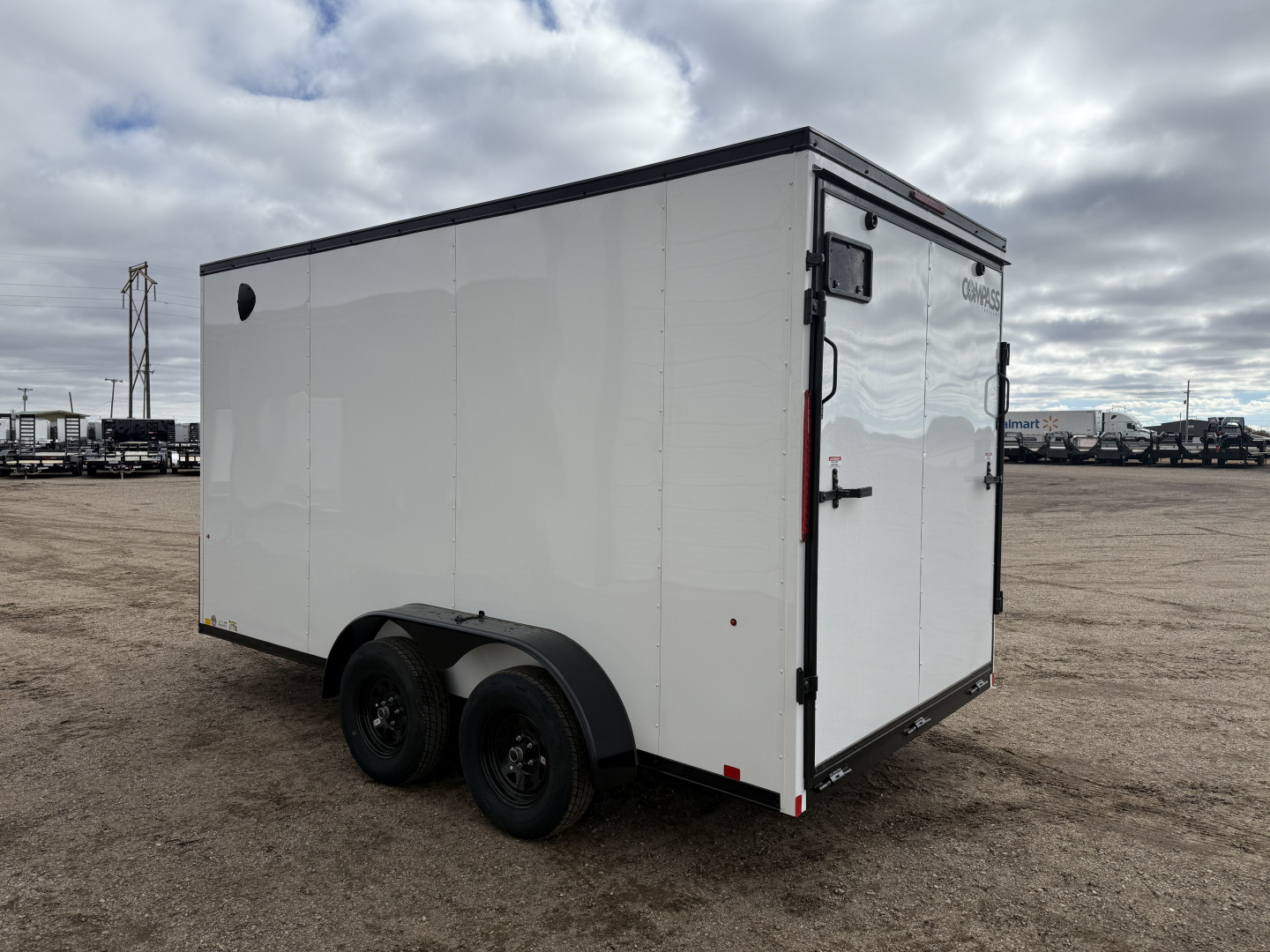 New 2026 Compass 7'x14' Enclosed Cargo Trailer - Indigo DLX