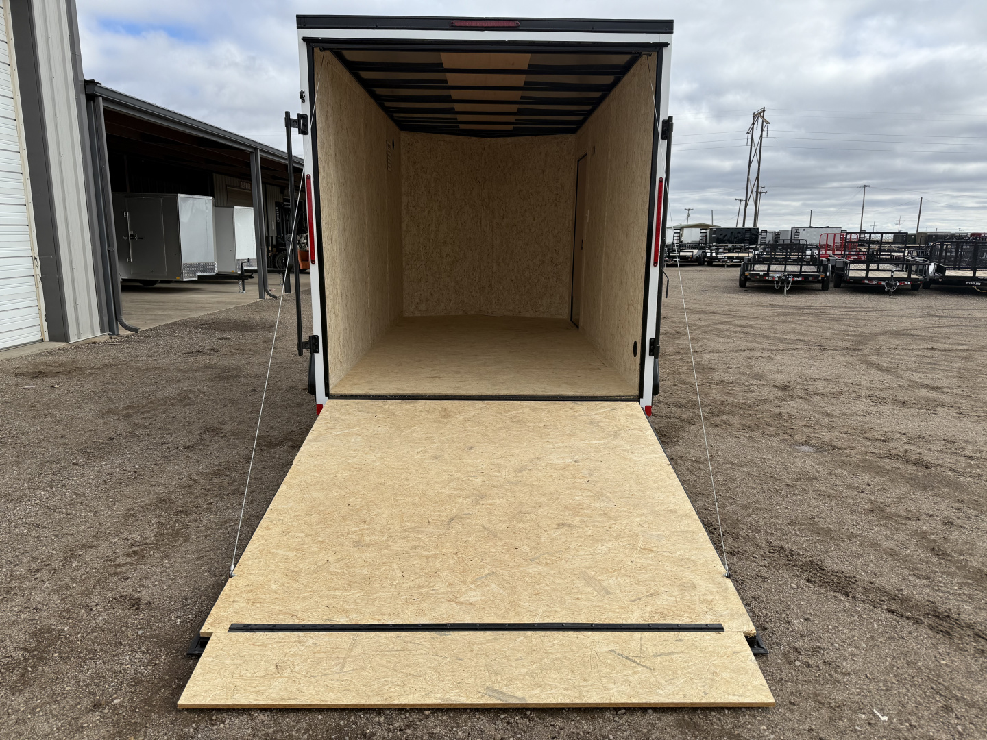 New 2026 Compass 7'x14' Enclosed Cargo Trailer - Indigo DLX