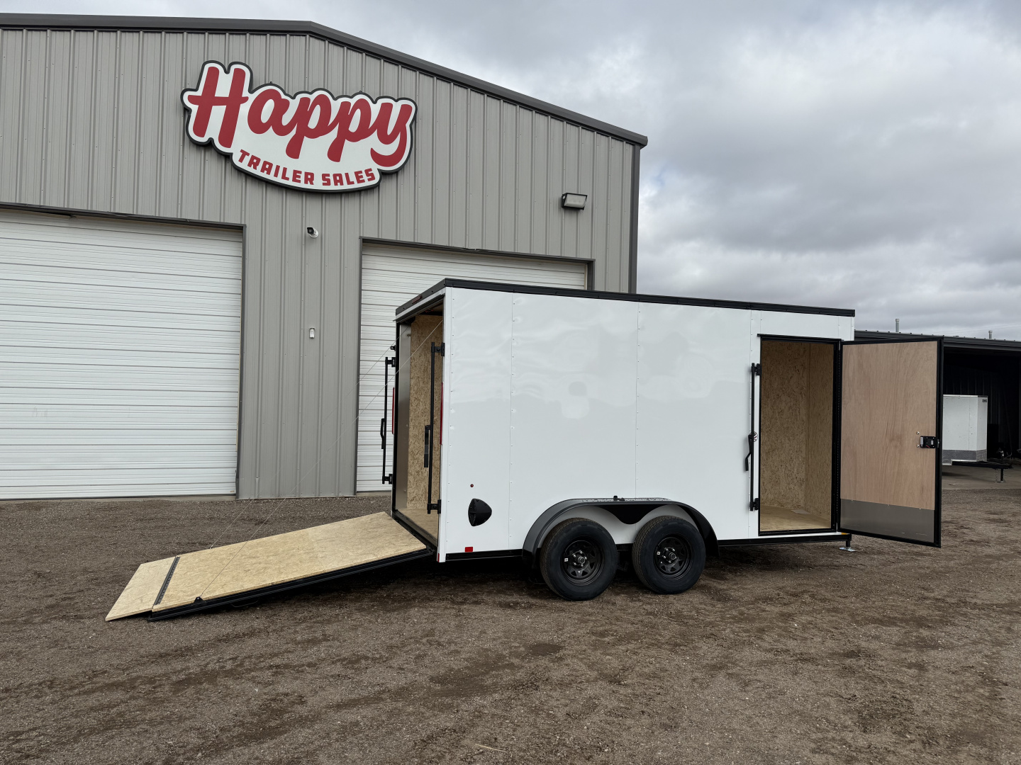 New 2026 Compass 7'x14' Enclosed Cargo Trailer - Indigo DLX