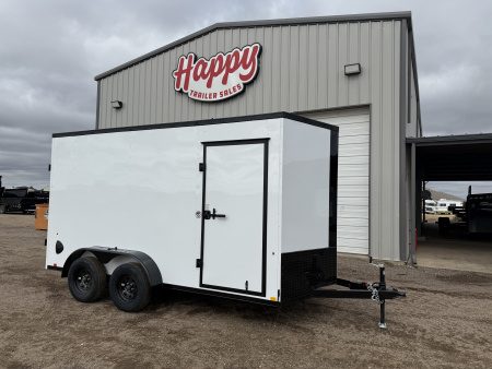 New 2026 Compass 7'x14' Enclosed Cargo Trailer - Indigo DLX
