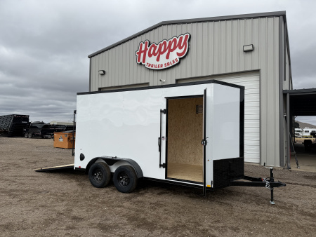 New 2026 Compass 7'x14' Enclosed Cargo Trailer - Indigo DLX