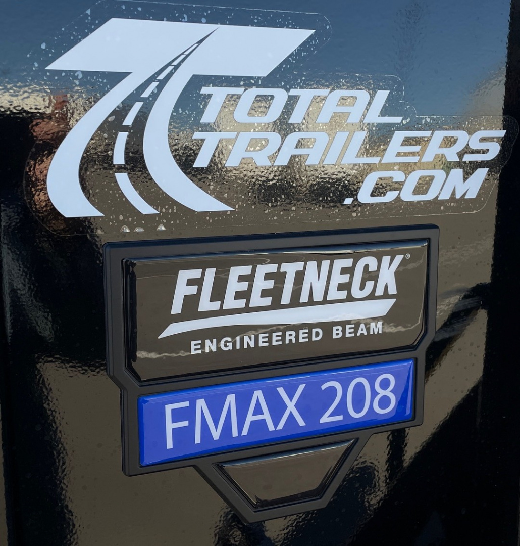 New Diamond C FMAX-208-HS 40' Gooseneck Flatbed Trailer: 18,000 GVWR, Spare, Max Ramps