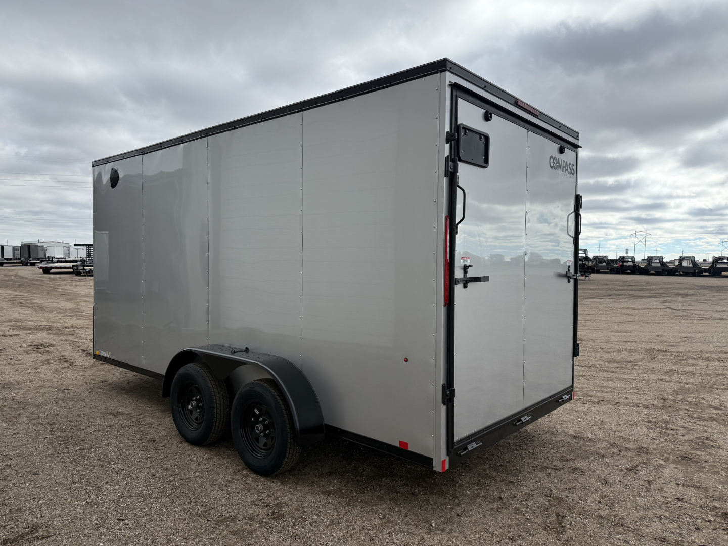 New 2026 Compass 7'x16' Enclosed Cargo Trailer - Indigo DLX