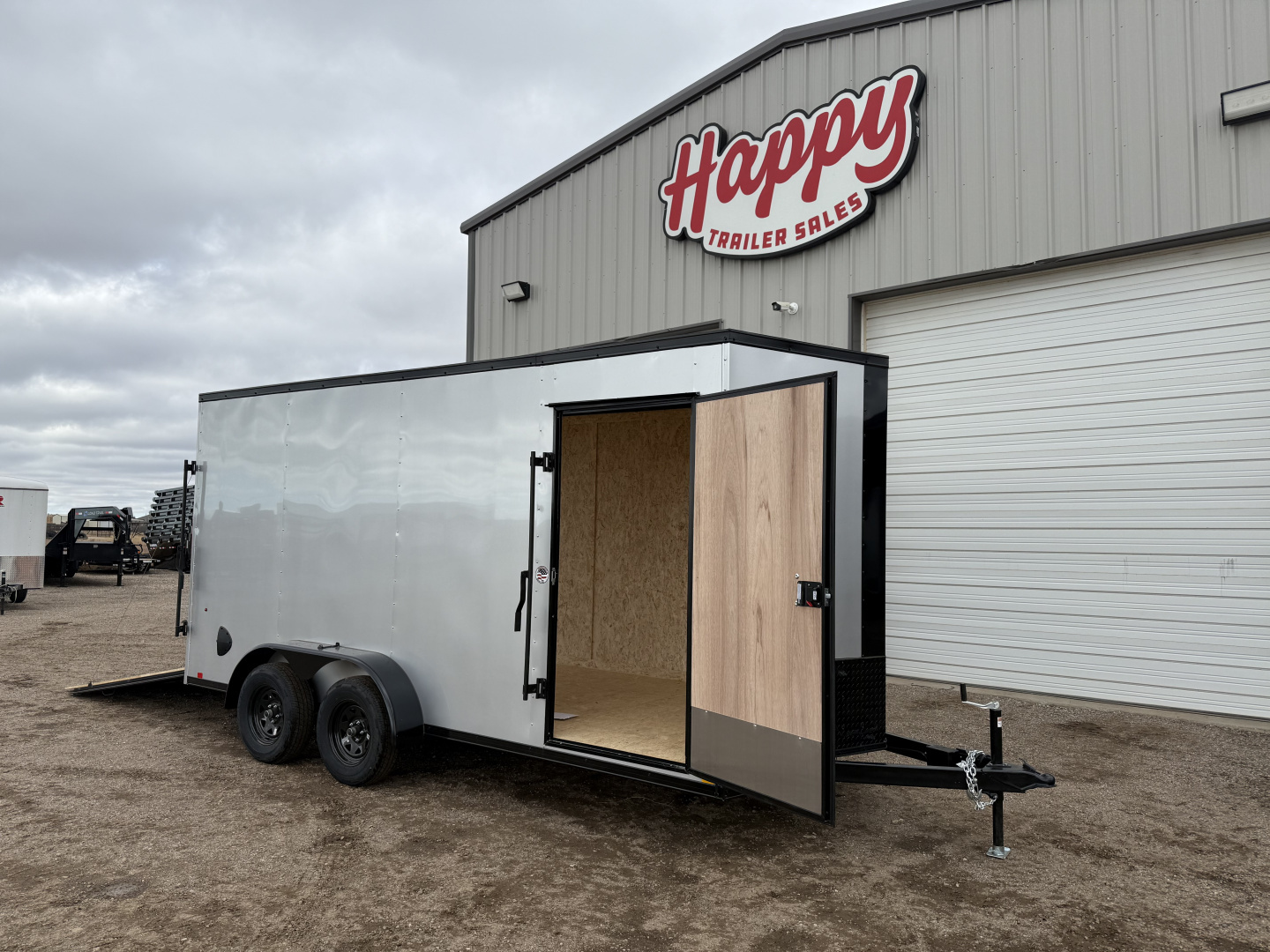 New 2026 Compass 7'x16' Enclosed Cargo Trailer - Indigo DLX