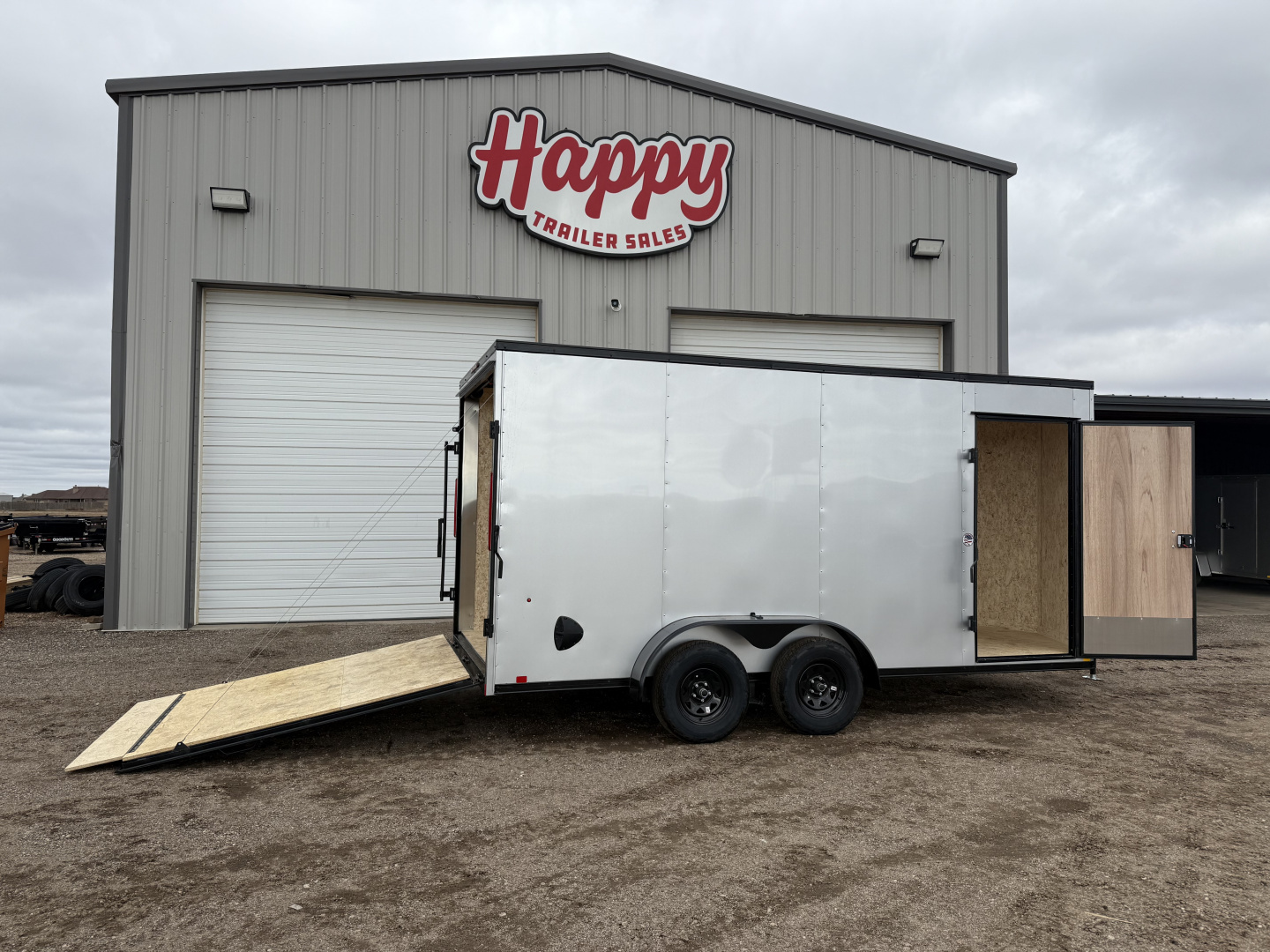 New 2026 Compass 7'x16' Enclosed Cargo Trailer - Indigo DLX