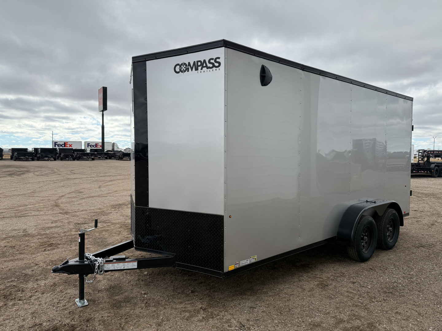 New 2026 Compass 7'x16' Enclosed Cargo Trailer - Indigo DLX