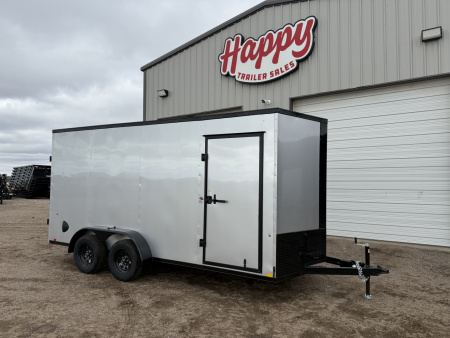 New 2026 Compass 7'x16' Enclosed Cargo Trailer - Indigo DLX