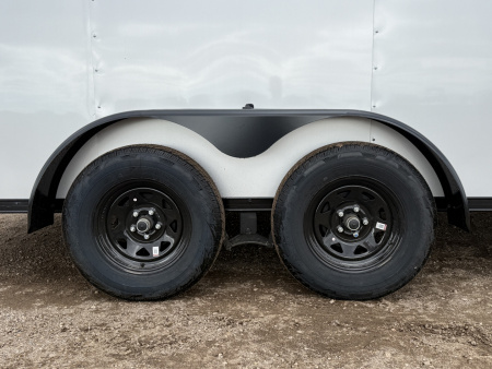 New 2026 Compass 7'x16' Enclosed Cargo Trailer - Indigo DLX