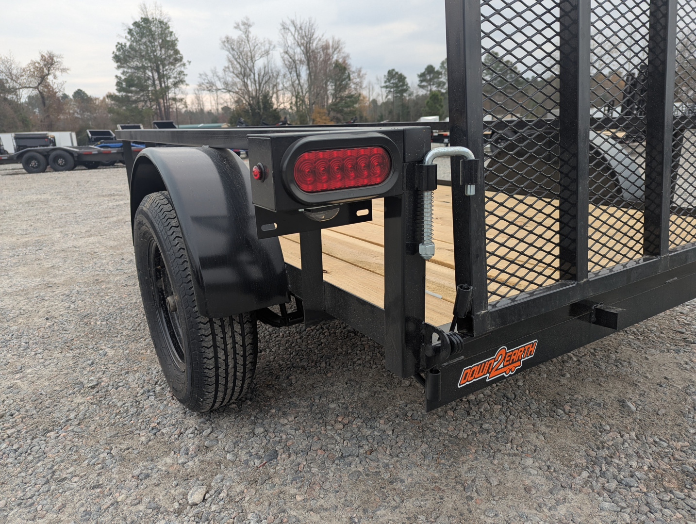 New 2026 Down 2 Earth Trailers 5x8 w/ Gate Utility Trailer