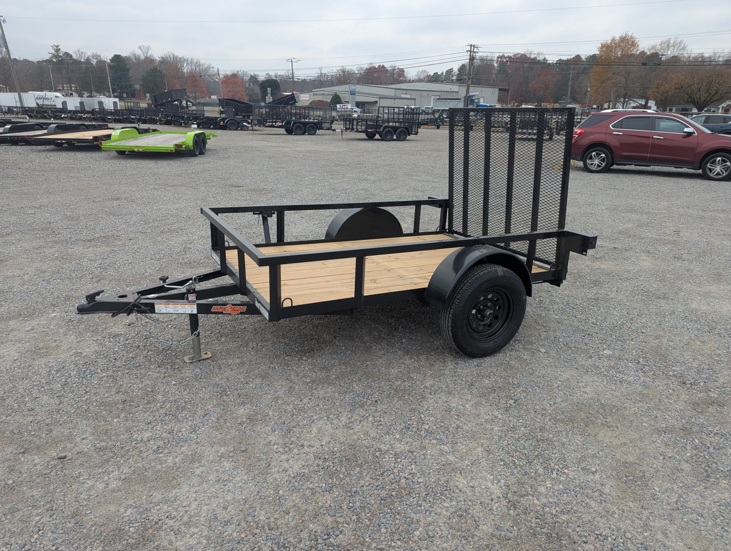 New 2026 Down 2 Earth Trailers 5x8 w/ Gate Utility Trailer