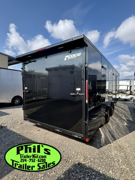 New Pace American 8.5X24 Car / Racing Trailer ENCLOSED CAR HAULER UPGRADED .080 EXTERIOR & REAR WING