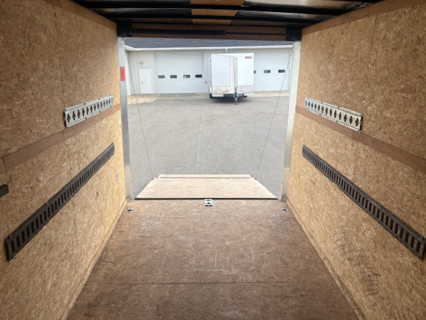 Used 2019 Cargo Express 7X14 V-Nose Ramp Door Cargo Enclosed Trailer