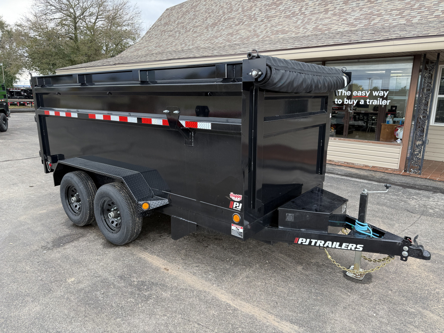 New 2026 PJ 72"x12' BP Tandem Axle Dump w/ 48" Sides – D3