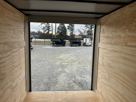 New 2026 Anvil 6X12 w/ Double Rear Doors & Extra Height Cargo / Enclosed Trailer