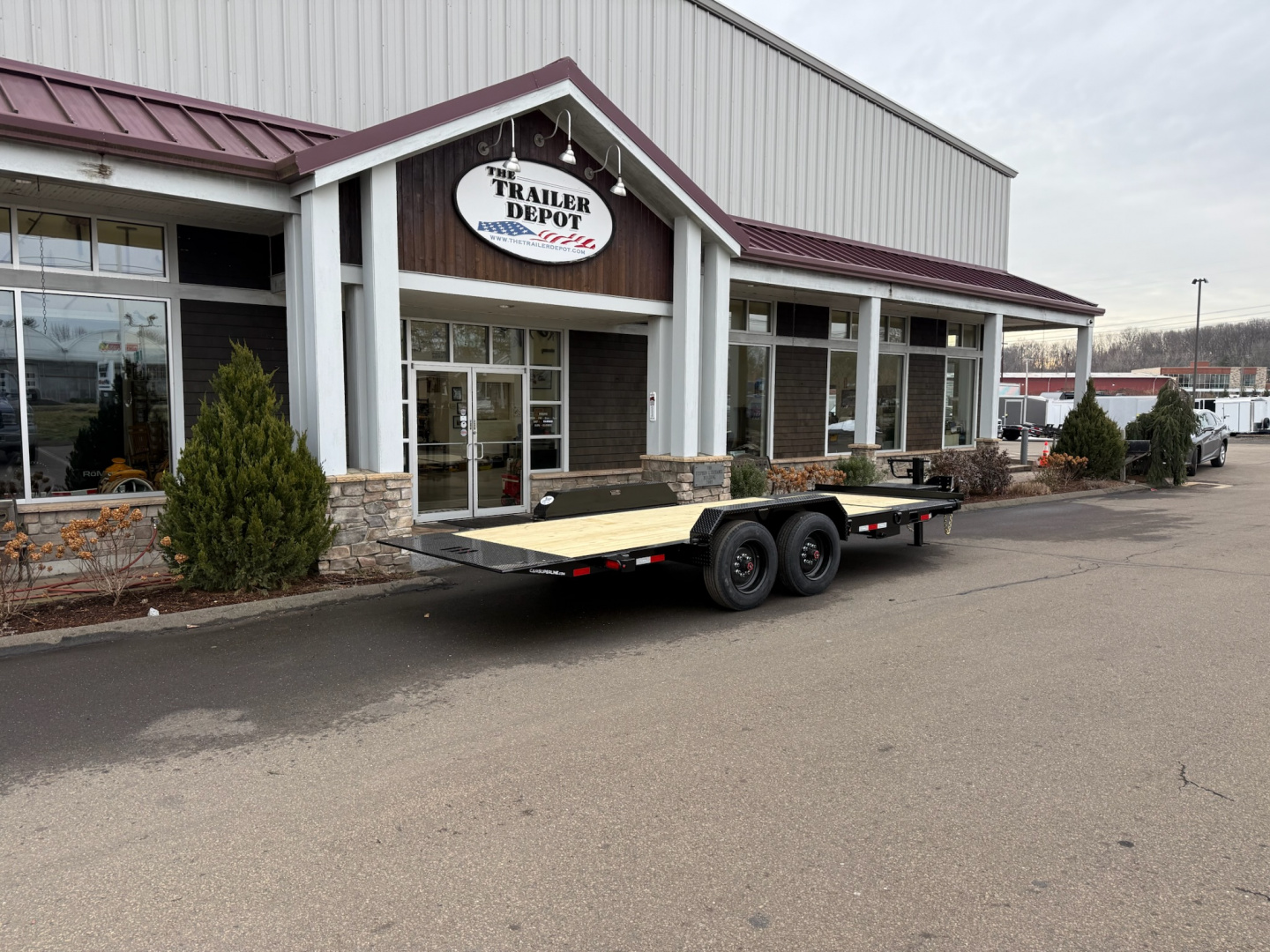 New CAM Superline 7' x 20' Extra Wide Split Tilt Trailer 17.6K