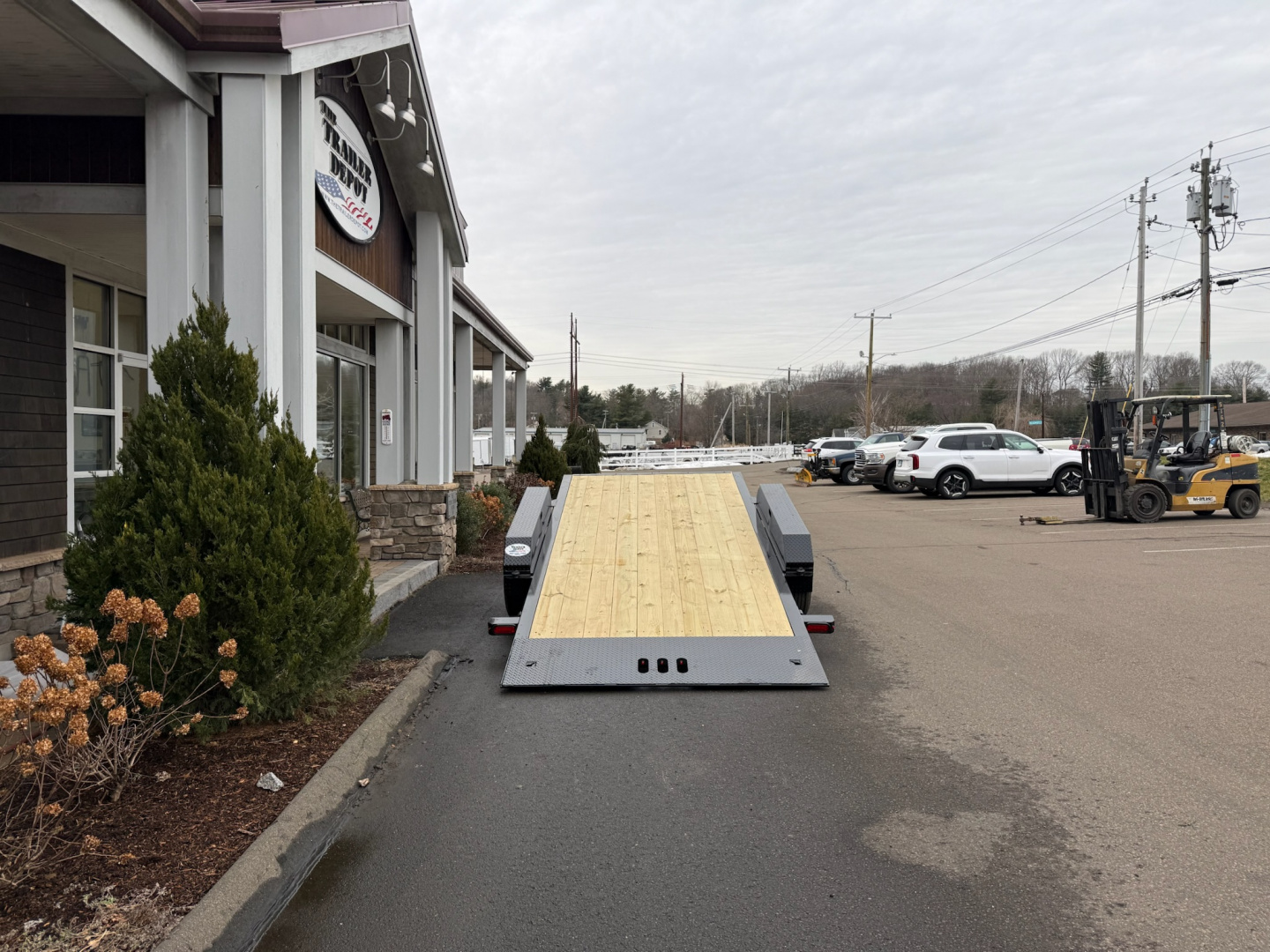 New CAM Superline 7' x 20' Extra Wide Split Tilt Trailer 17.6K