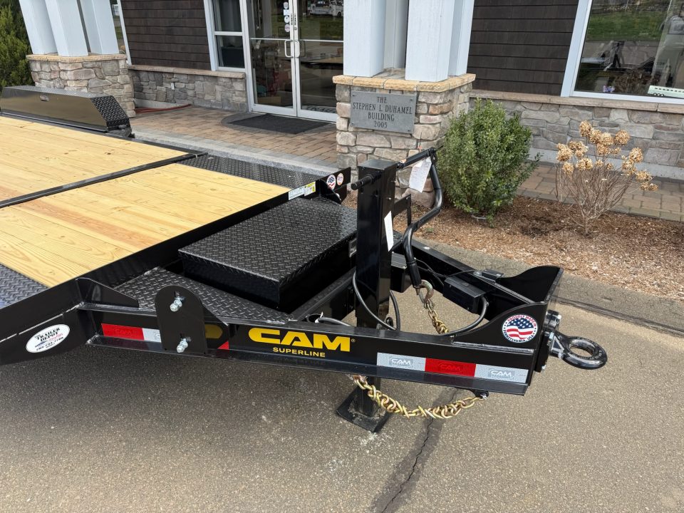New CAM Superline 7' x 20' Extra Wide Split Tilt Trailer 17.6K