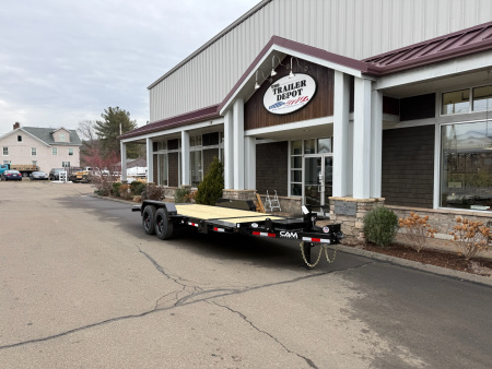 New CAM Superline 7' x 20' Extra Wide Split Tilt Trailer 17.6K