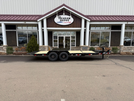 New CAM Superline 7' x 20' Extra Wide Split Tilt Trailer 17.6K