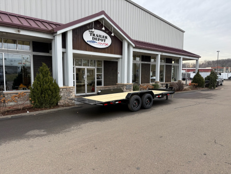 New CAM Superline 7' x 20' Extra Wide Split Tilt Trailer 17.6K