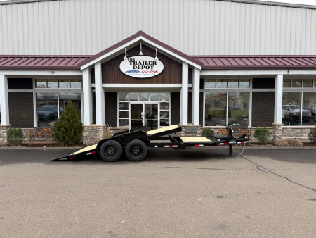 New CAM Superline 7' x 20' Extra Wide Split Tilt Trailer 17.6K