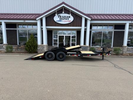 New CAM Superline 7' x 20' Extra Wide Split Tilt Trailer 17.6K