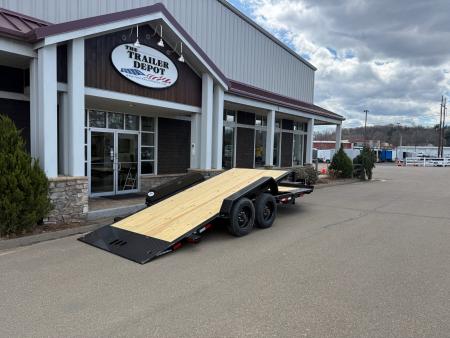 New CAM Superline 7' x 20' Extra Wide Split Tilt Trailer 17.6K