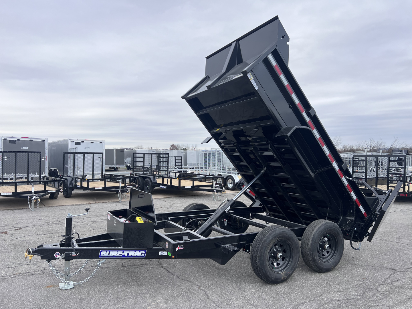 New 2026 Sure-Trac 6x10 10K Low Pro Dump Trailer