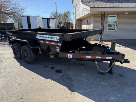 New 2026 PJ 83 x14' BP Tandem Axle Low Pro Telescopic Dump w/ 24  Sides – DT