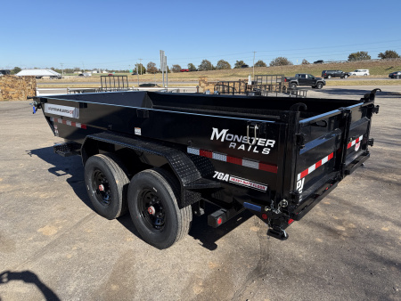 New 2026 PJ 83"x14' BP Tandem Axle Low Pro Telescopic Dump w/ 24" Sides – DT