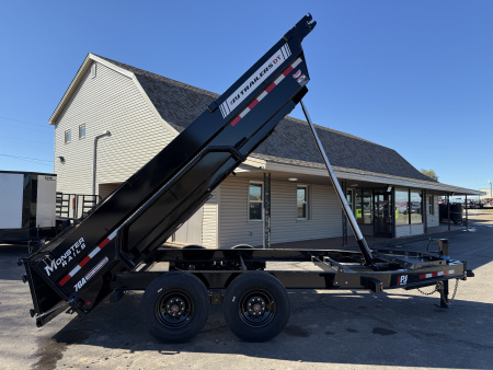 New 2026 PJ 83"x14' BP Tandem Axle Low Pro Telescopic Dump w/ 24" Sides – DT