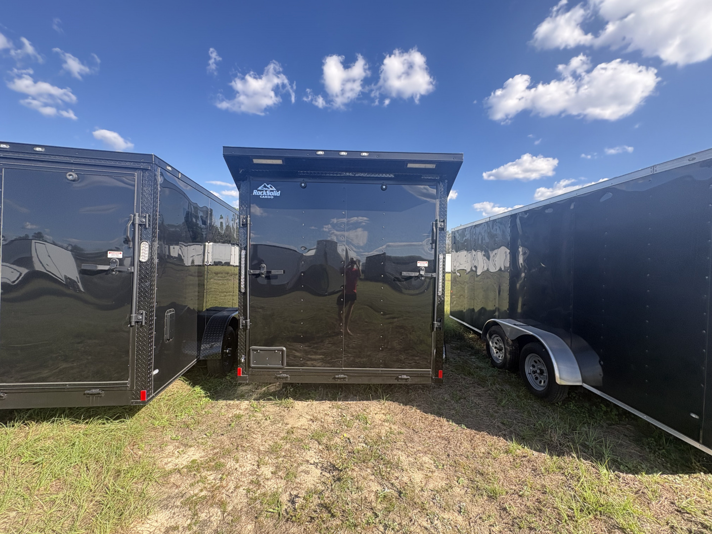 New 2026 Rock Solid Cargo 7x12 Motorcycle Trailer