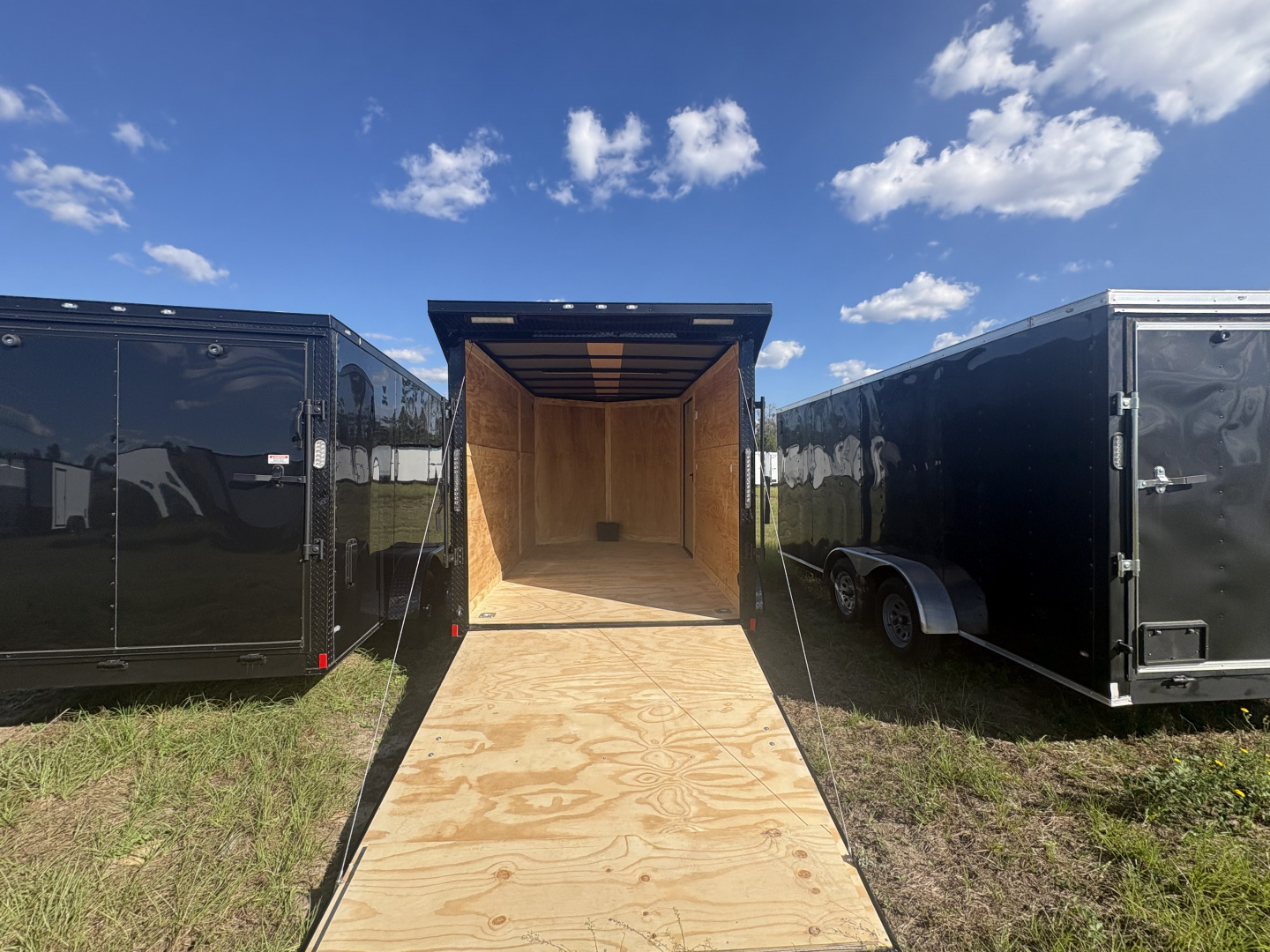 New 2026 Rock Solid Cargo 7x12 Motorcycle Trailer
