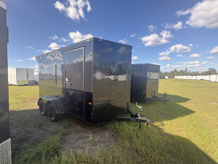 New 2026 Rock Solid Cargo 7x12 Motorcycle Trailer