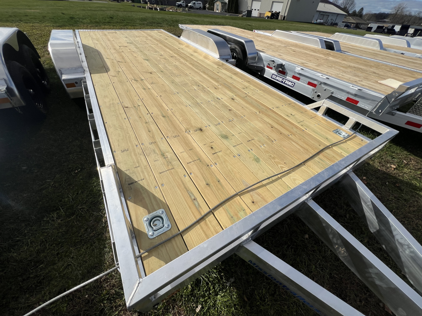 New 2026 Mission 7x20 10K Wood Deck Car Hauler