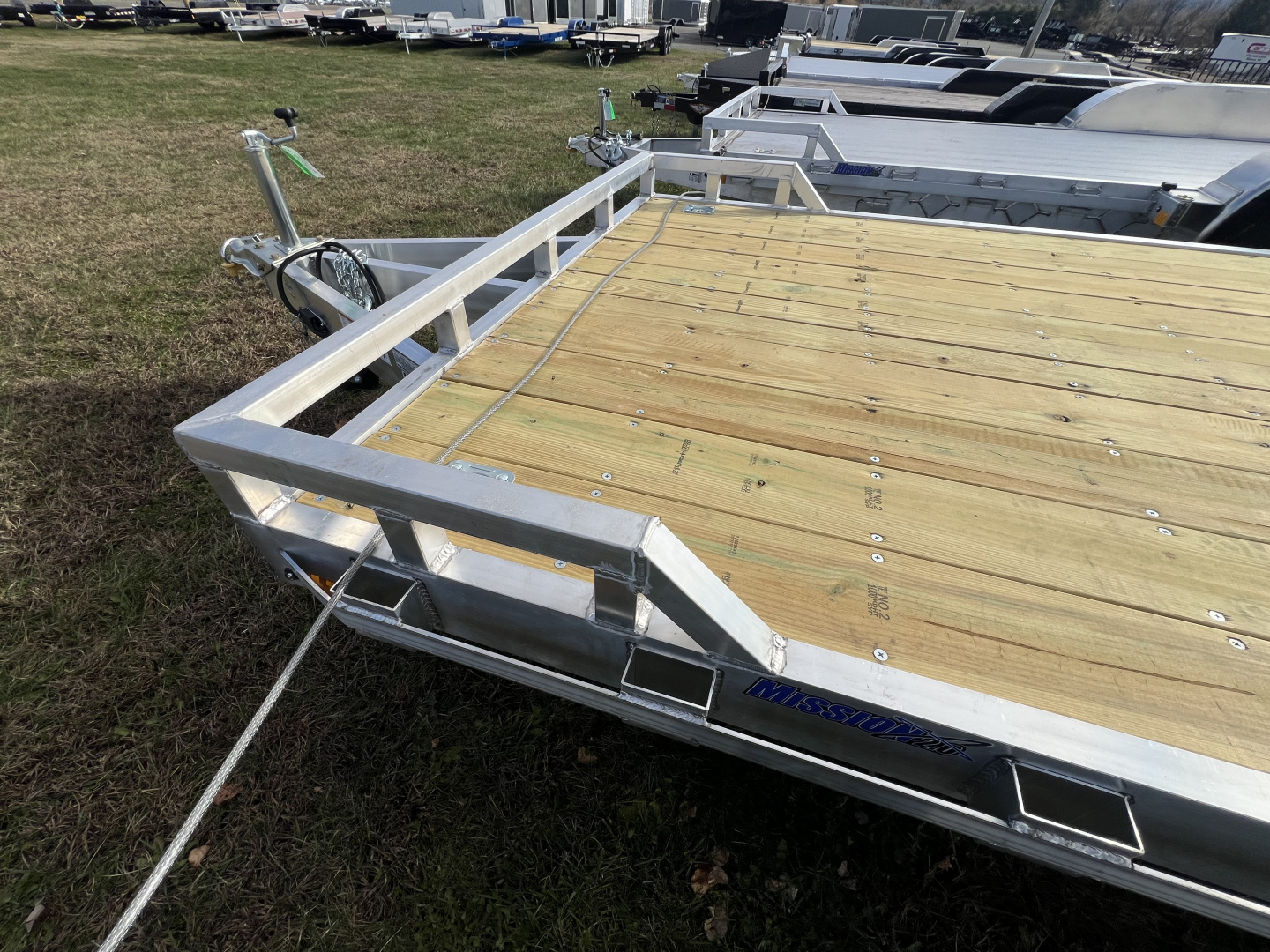 New 2026 Mission 7x20 10K Wood Deck Car Hauler