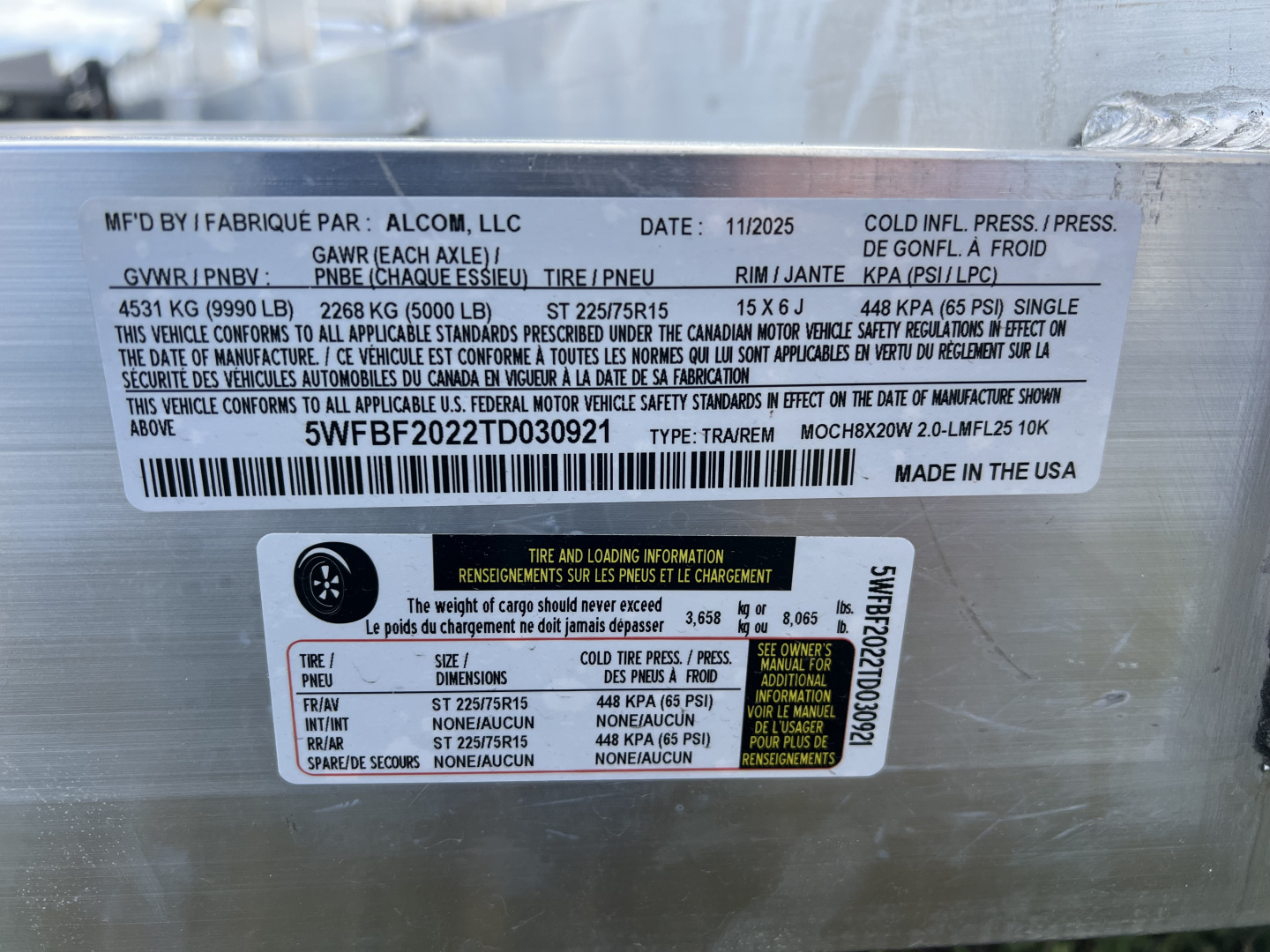 New 2026 Mission 7x20 10K Wood Deck Car Hauler