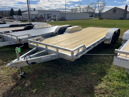 New 2026 Mission 7x20 10K Wood Deck Car Hauler
