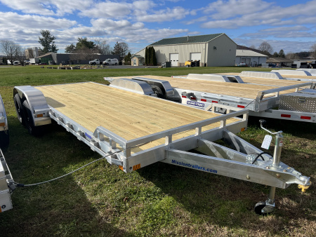 New 2026 Mission 7x20 10K Wood Deck Car Hauler