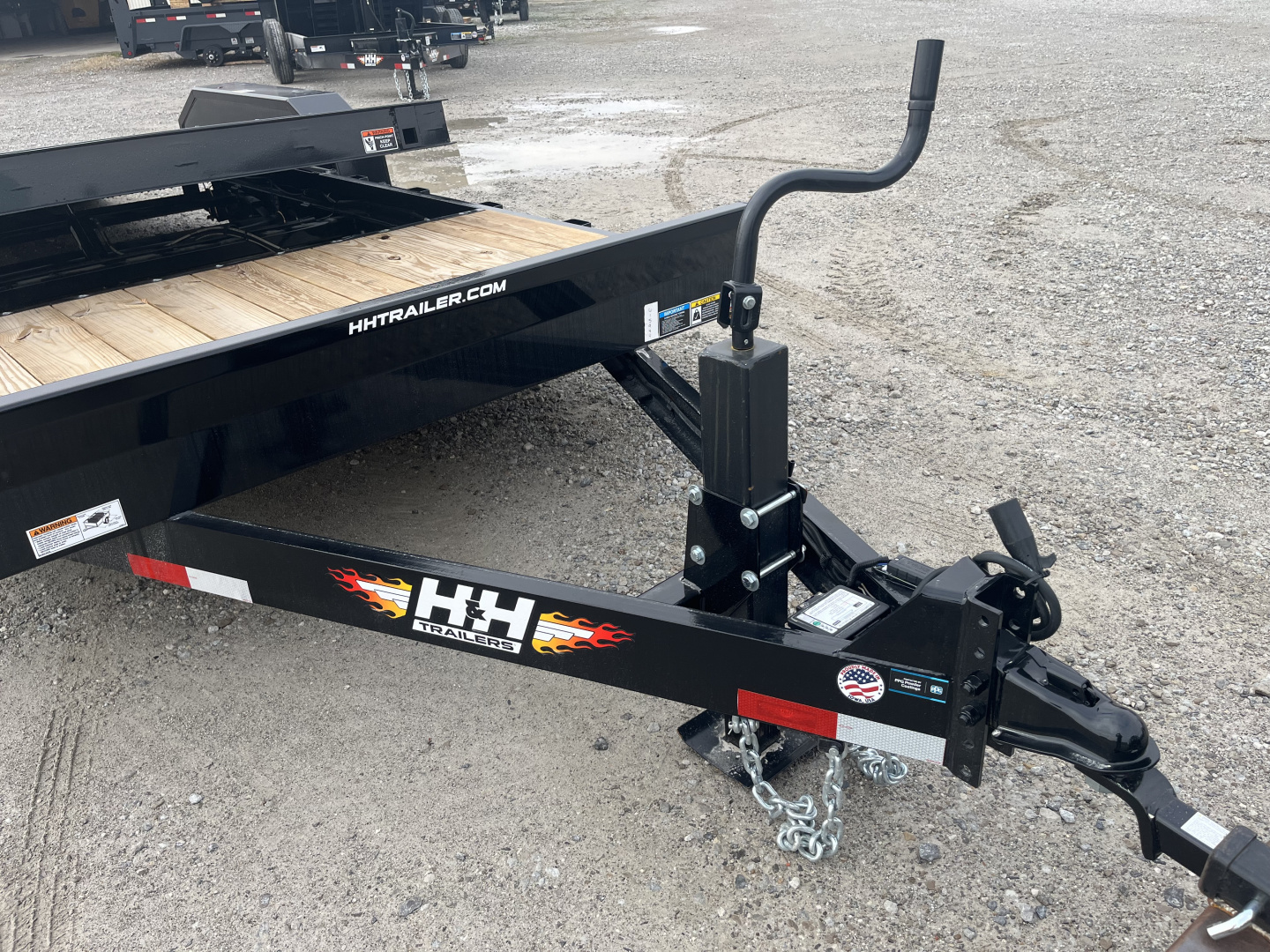 New 2026 H&H Trailers 82X22 18+4 Tilt Trailer 14K GVWR Drive Over Fenders
